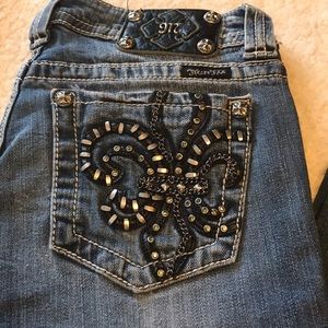 MissMe boot cut jeans 30” inseam 34”